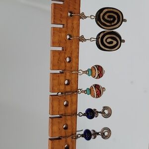 EARRINGS 3 pairs! Dangle beads bundle 🤯